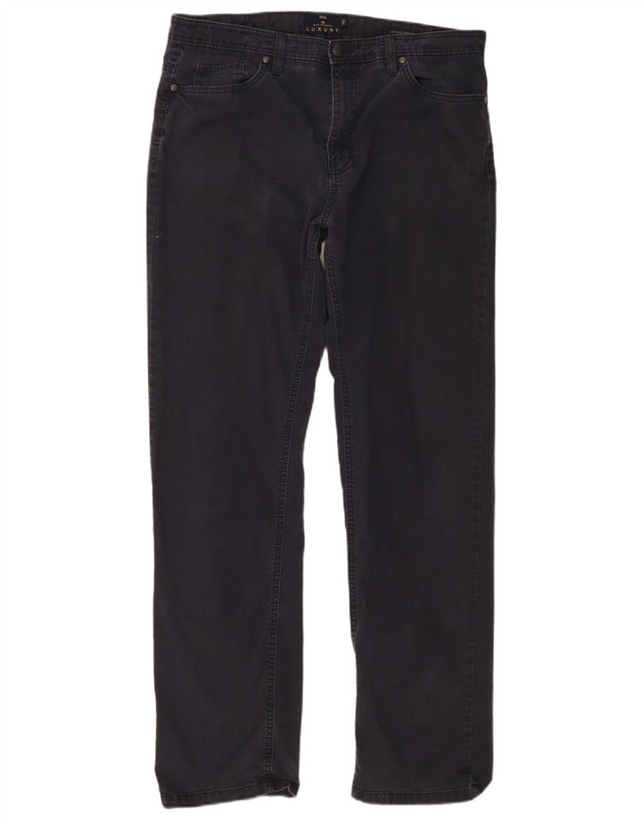 Pantaloni casual Marks & Spencer da uomo Blue Harbour W36 L33 Blu Navy