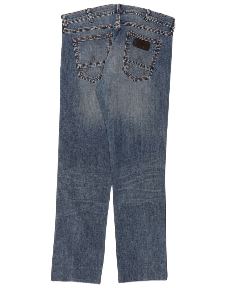Jeans dritti da uomo Wrangler W38 L32 Blu