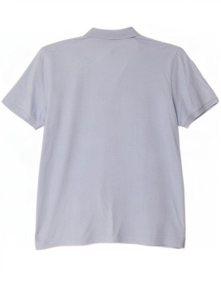 Polo da uomo Fila Large in cotone blu