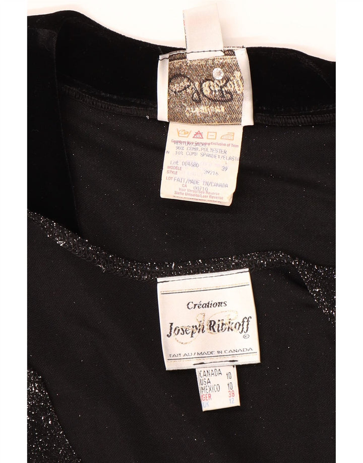 Set da 2 pezzi da donna Joseph Ribkoff UK 12 poliestere nero medio