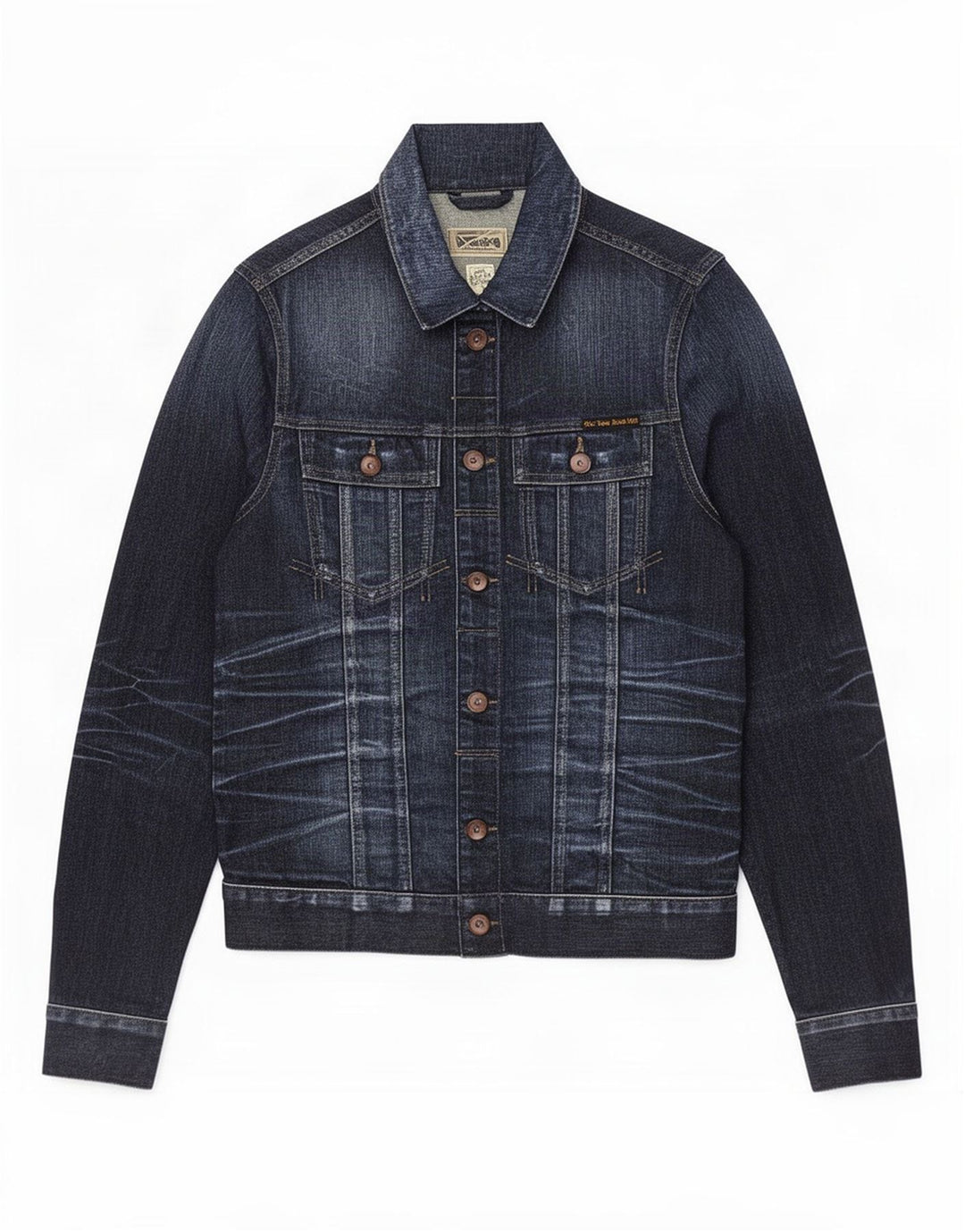 Giacca di jeans vestibilità regolare da uomo Jack & Jones UK 38 media blu navy classica