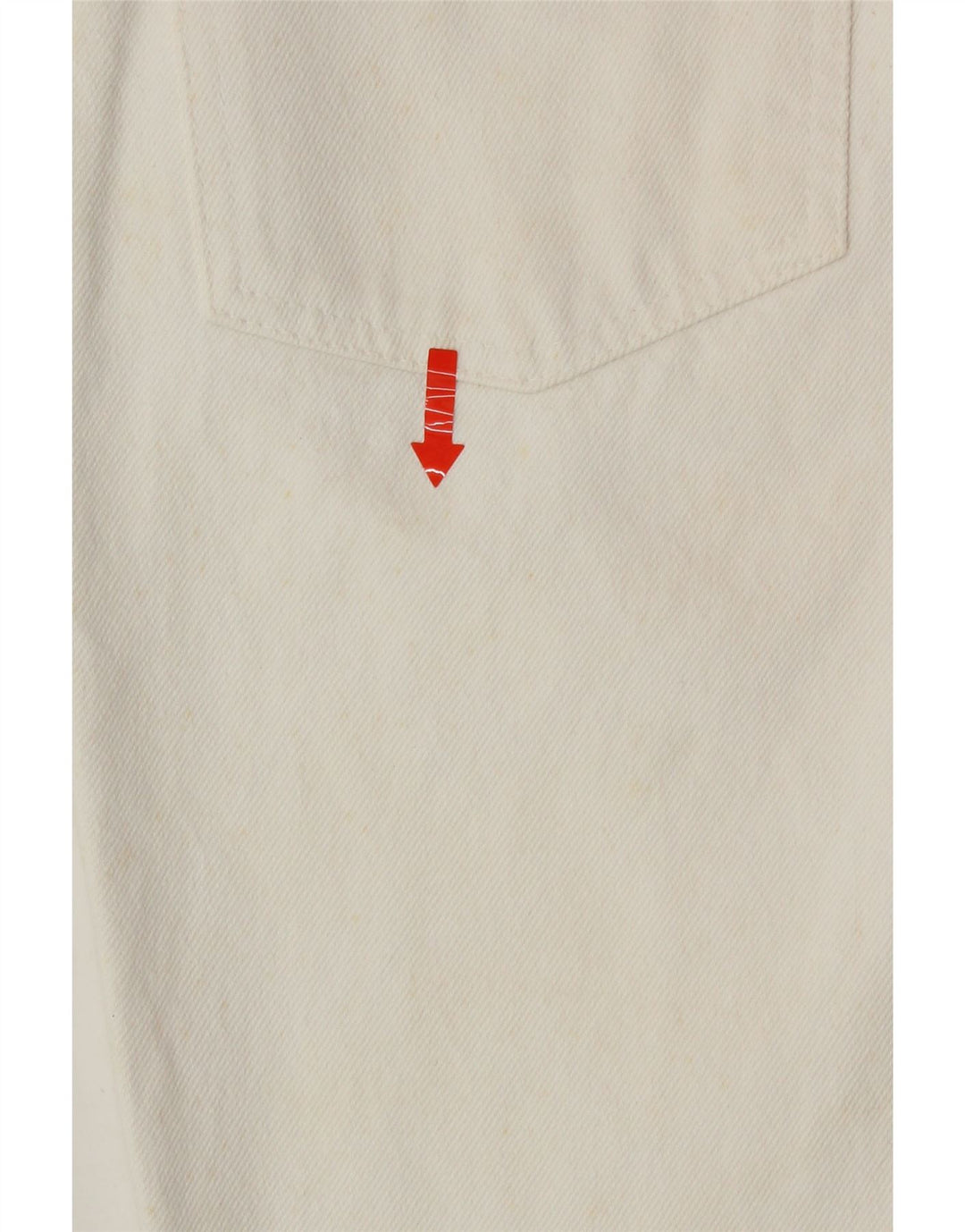 VINTAGE Womens Tapered Jeans W26 L27 White Vintage Vintage and Second-Hand Vintage from Messina Hembry 