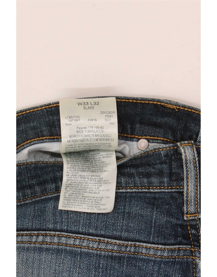 Jeans dritti Lee Blake da uomo W33 L32 cotone blu