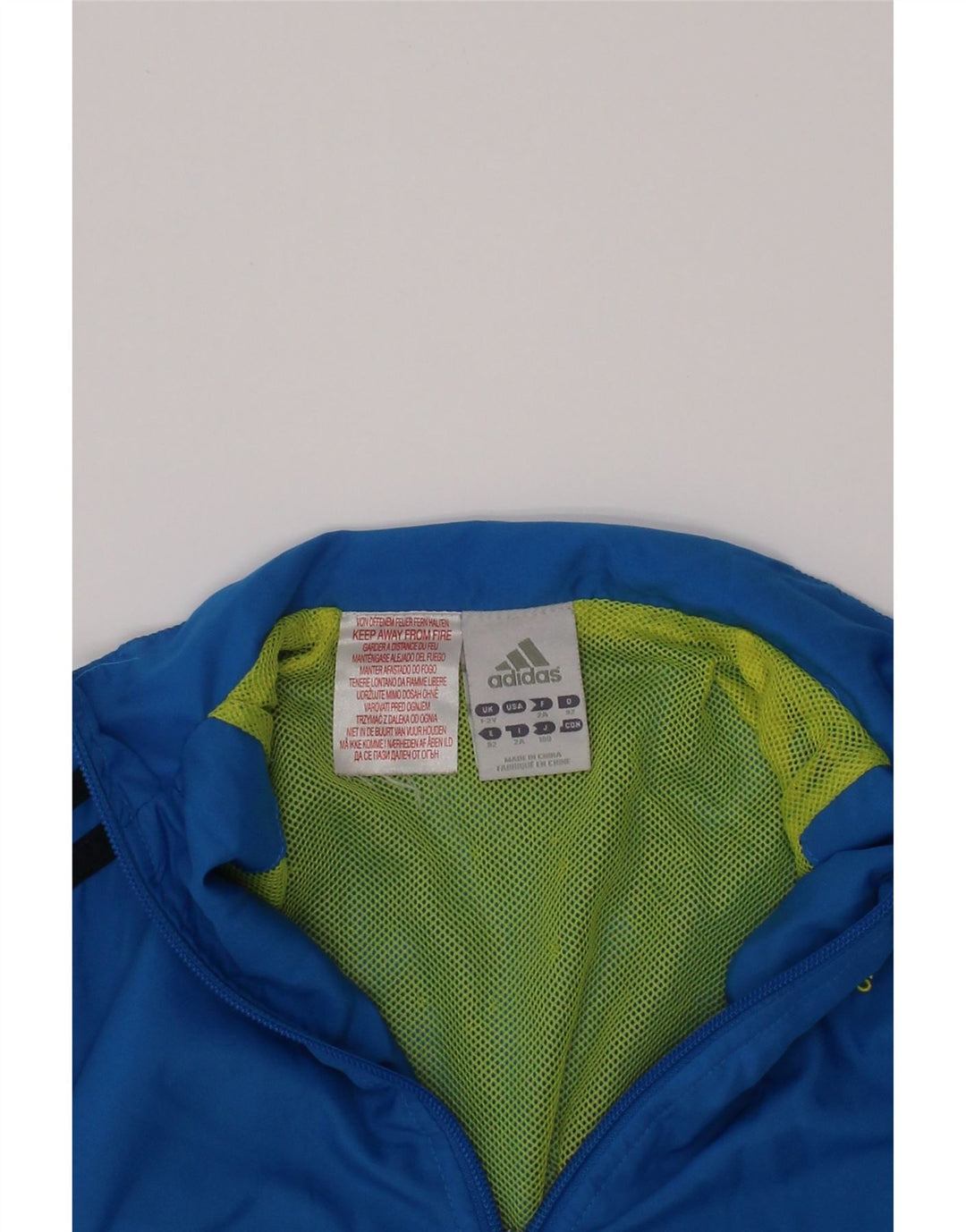 ADIDAS Giacca da tuta da bambino per neonato 18-24 mesi in poliestere blu
