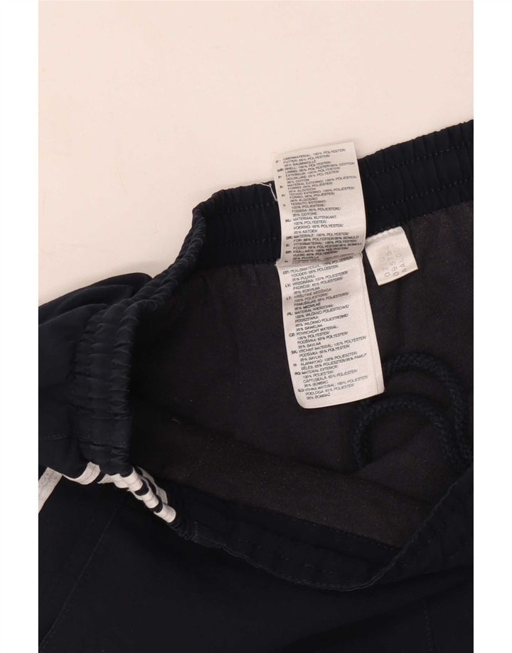 Pantaloncini sportivi da donna Adidas UK 10 Small blu navy in poliestere