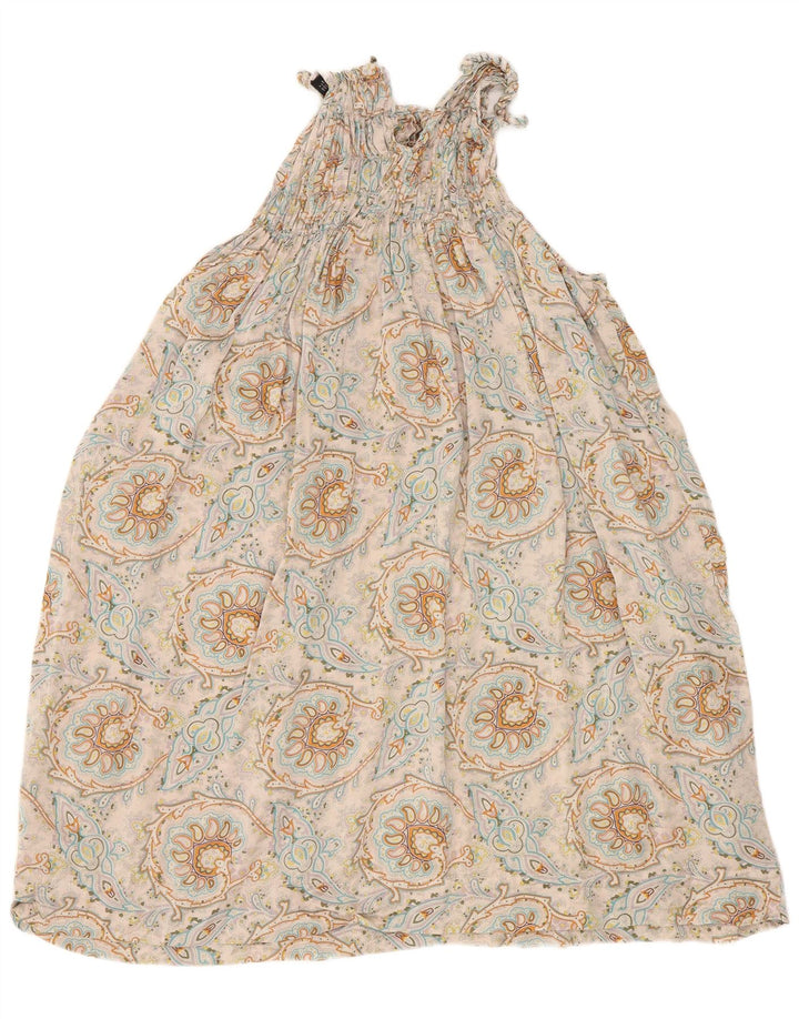 Vestito prendisole oversize da donna Zara UK 14 Paisley medio multicolore