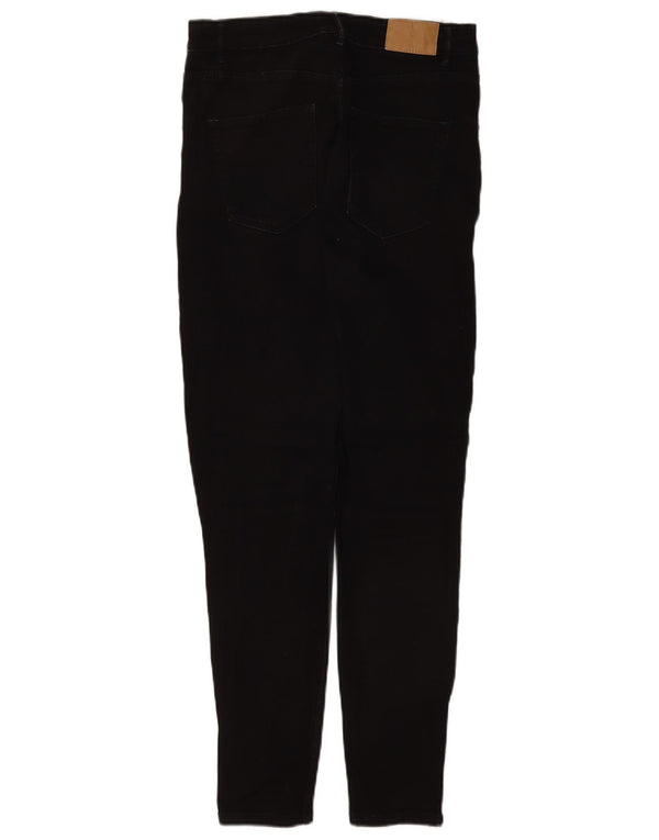Jeans skinny da donna Zara EU 42 Large W32 L28 cotone nero
