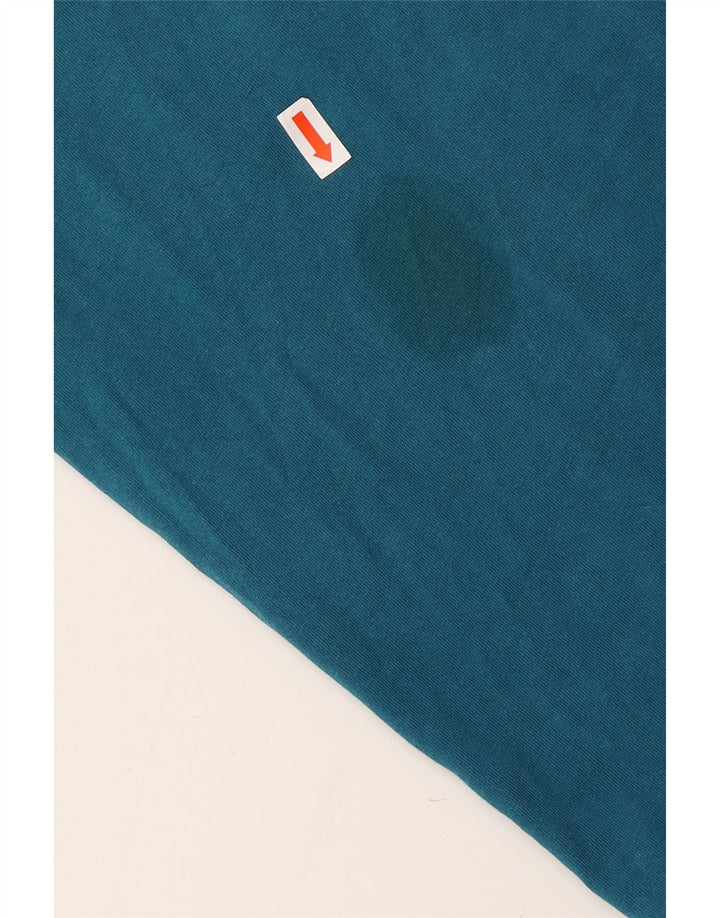 T-shirt da donna Vans Classic Fit UK 10 piccola in cotone blu