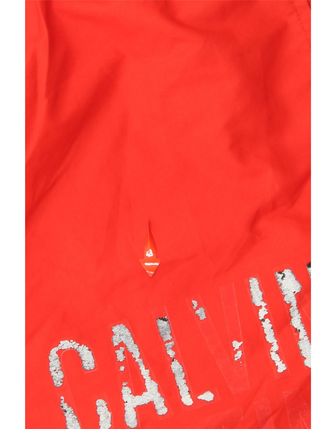 CALVIN KLEIN Pantaloncini da bagno con grafica da uomo Grandi poliestere rosso