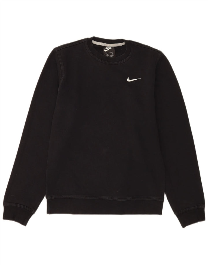 Felpa Nike Uomo Maglione Piccolo Cotone Nero