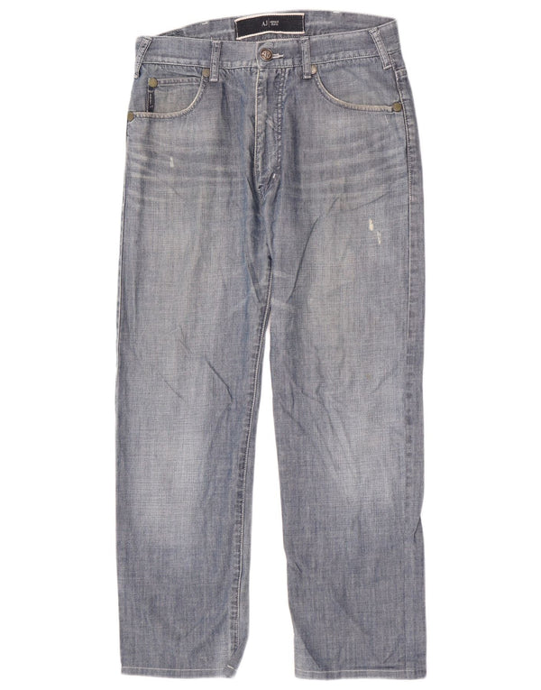 Jeans dritti da uomo Armani W31 L28 Blu