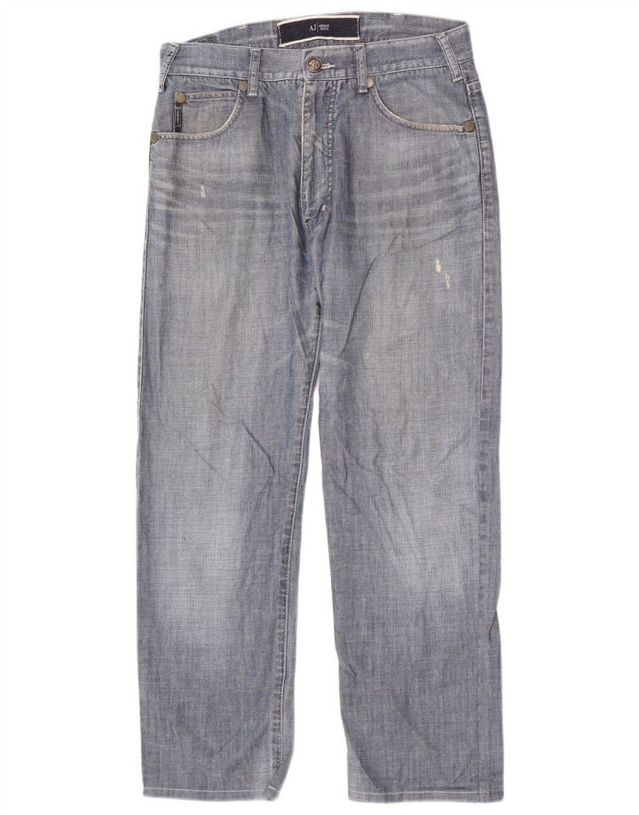 Jeans dritti da uomo Armani W31 L28 Blu