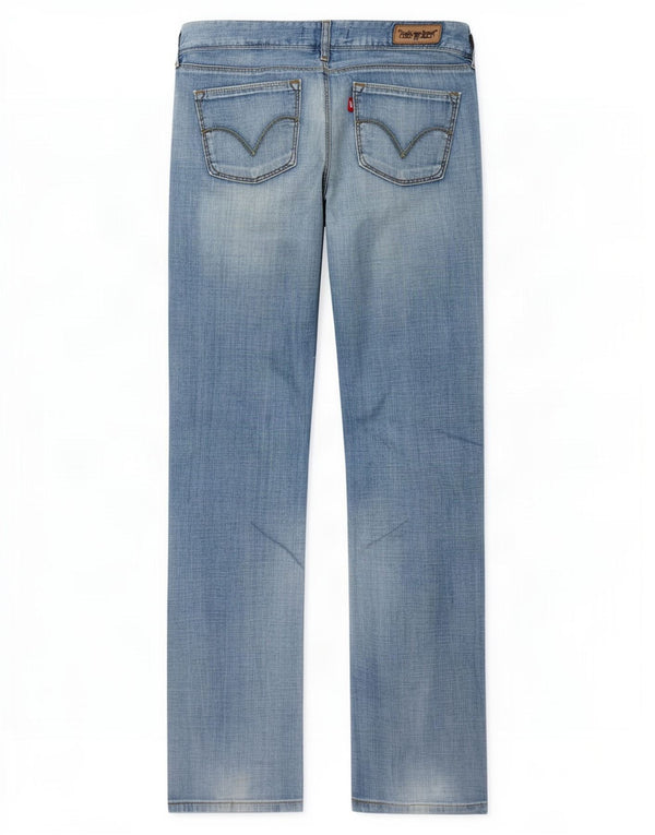 Jeans dritti Levi's 570 da donna W30 L34 cotone blu