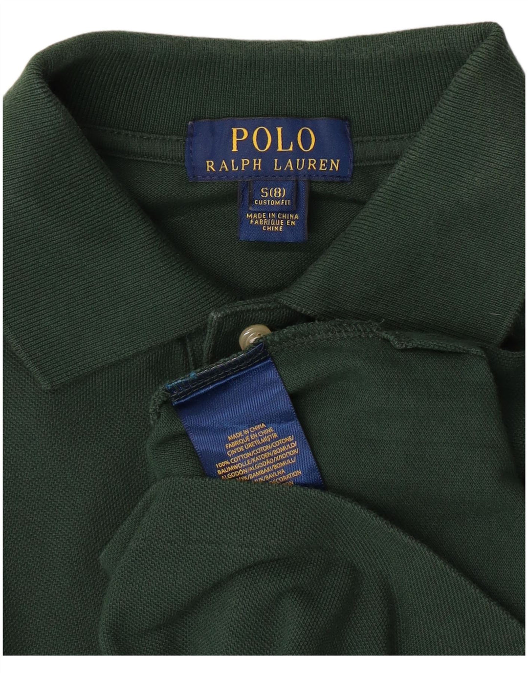 POLO RALPH LAUREN Polo da bambino su misura 7-8 anni piccola verde