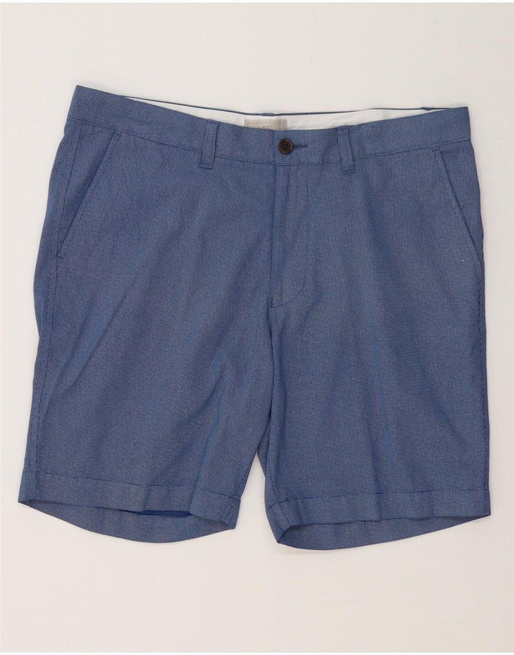 Pantaloncini chino da uomo Marks & Spencer W34 grandi in cotone blu