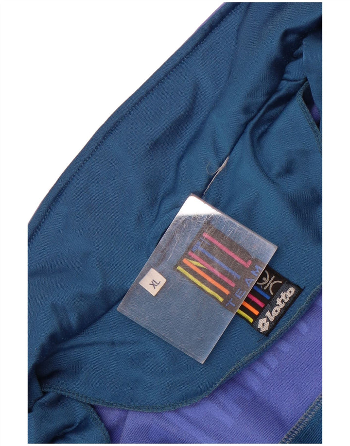 Giacca da ginnastica grafica da uomo Lotto XL XL Blu Colourblock