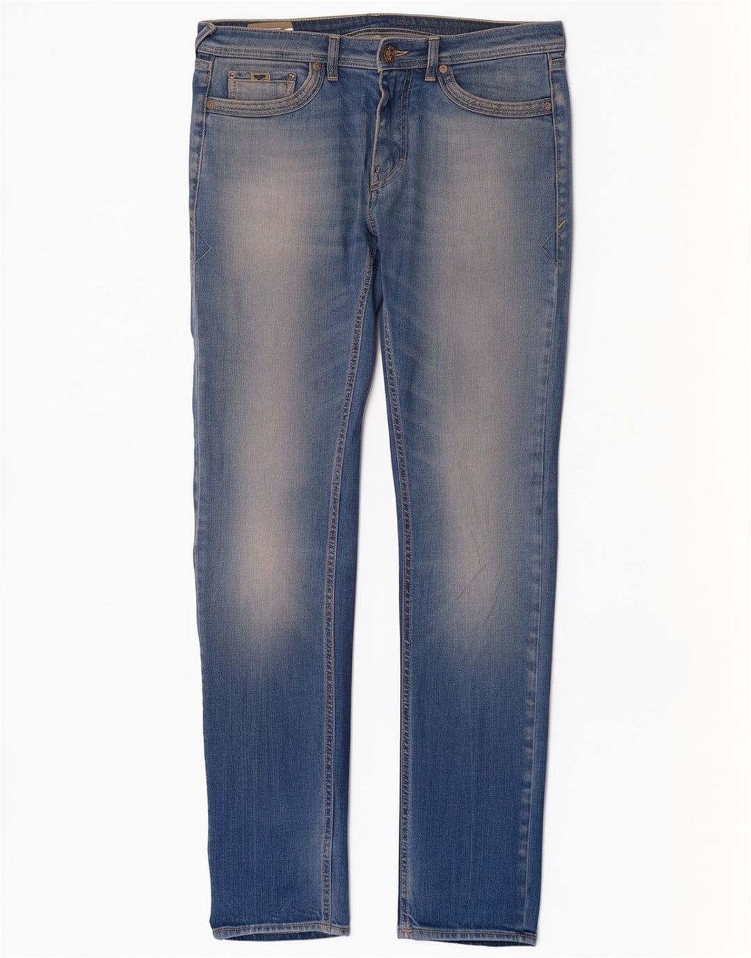 Jeans slim da uomo Gas W34 L34 cotone blu