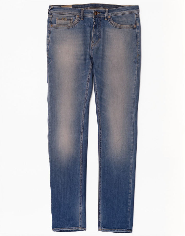 Jeans slim da uomo Gas W34 L34 cotone blu