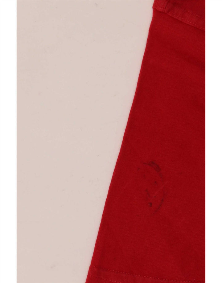 T-shirt grafica da uomo Fila Top IT 50 rosso medio in cotone