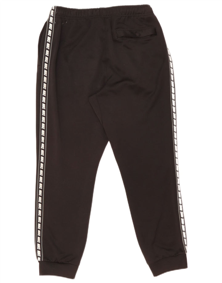 Pantaloni da tuta con grafica Nike da uomo, pantaloni da jogging, poliestere nero medio