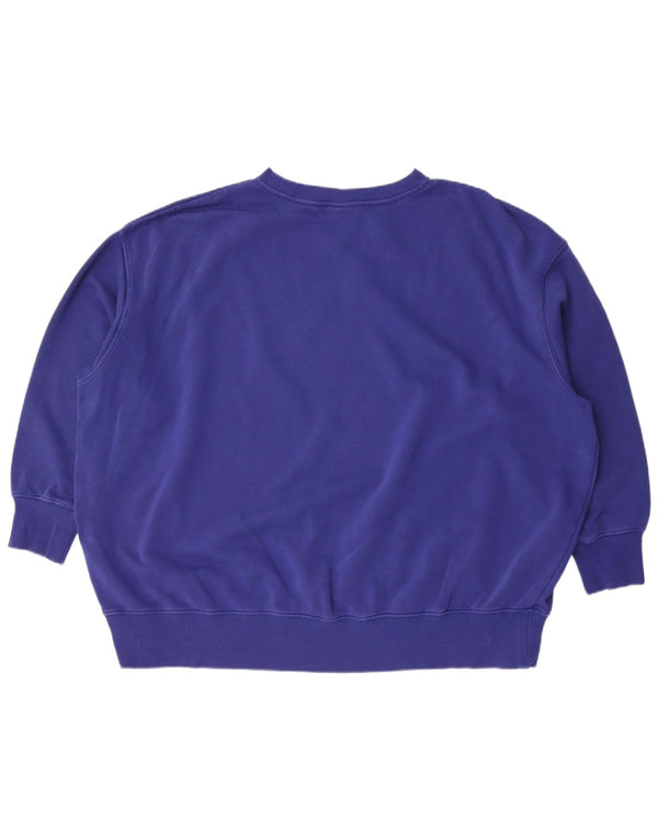 Felpa Nike da uomo con grafica ampia e vestibilità ampia, 2XL, cotone blu
