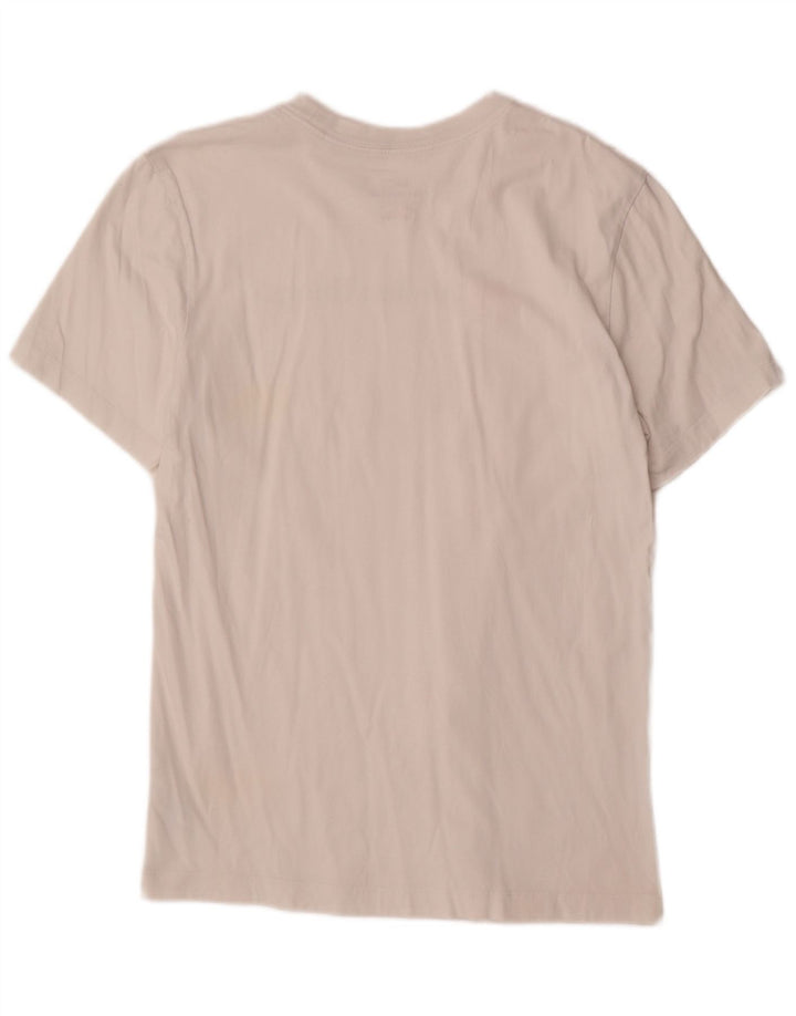 T-shirt grafica da uomo Nike Top in cotone bianco medio