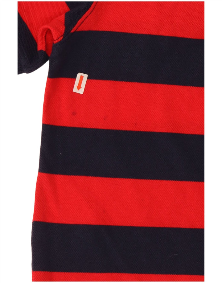 Polo Joules da uomo vestibilità classica in cotone a righe rosse medie