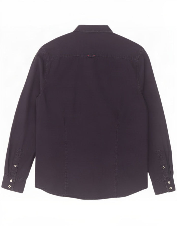 Camicia da uomo Napapijri grande blu navy