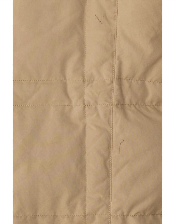 Giacca Imbottita Uomo Trussardi UK 38 Beige Medio Poliammide