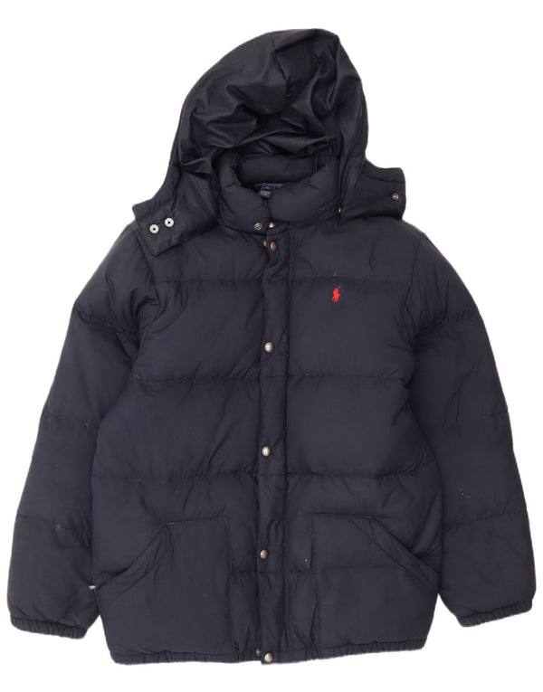 Giacca imbottita con cappuccio Polo Ralph Lauren per ragazzi 15-16 anni XL Blu navy