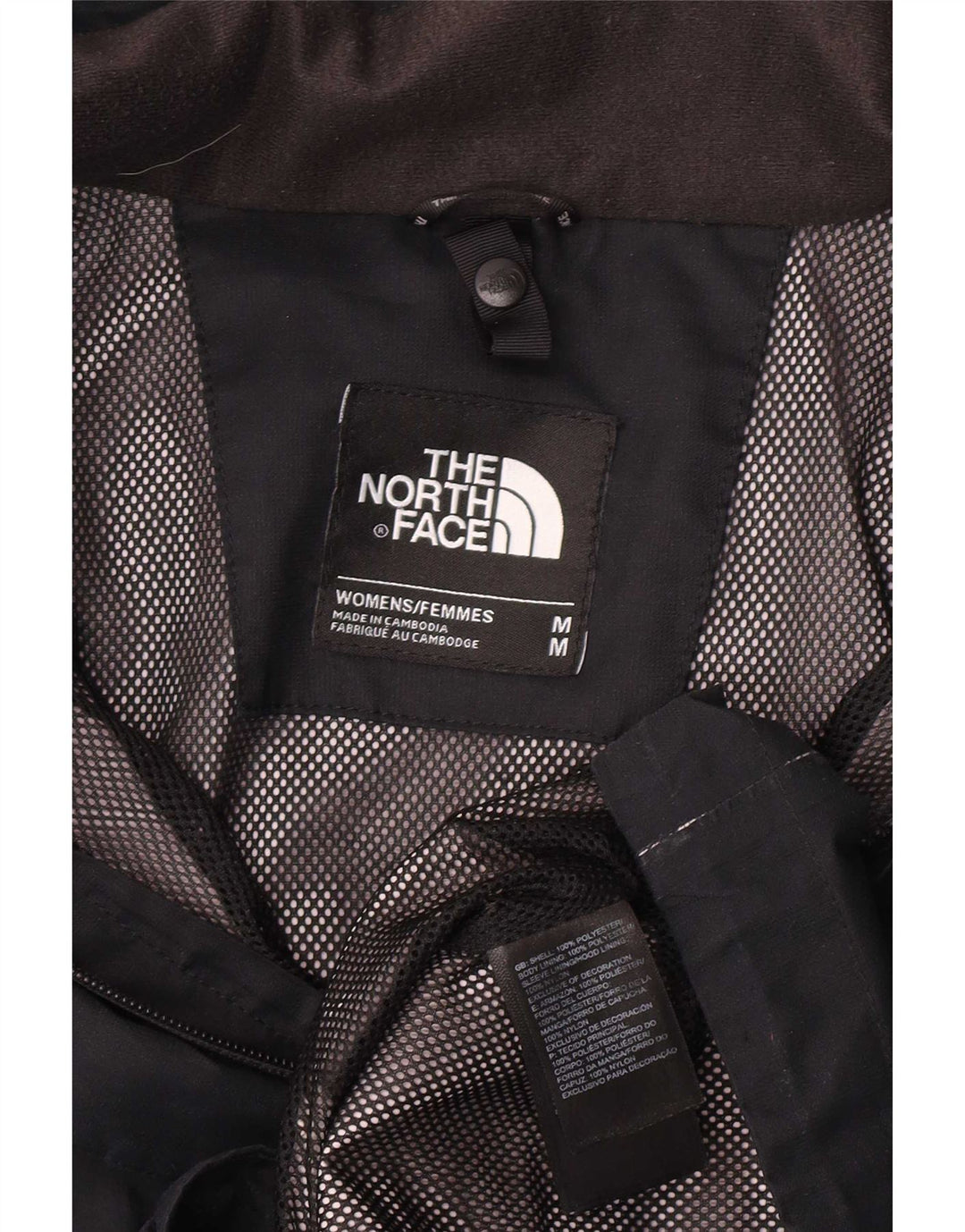 Giacca antipioggia da donna The North Face UK 14 poliestere nero medio