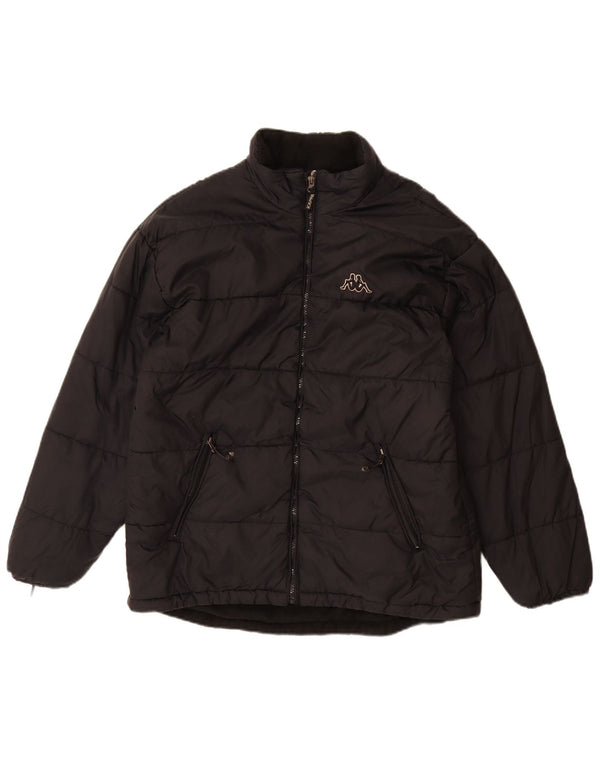 Giacca imbottita da uomo Kappa UK 40 Large nera in poliammide