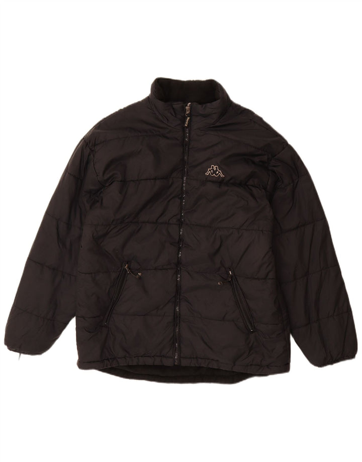 Giacca imbottita da uomo Kappa UK 40 Large nera in poliammide