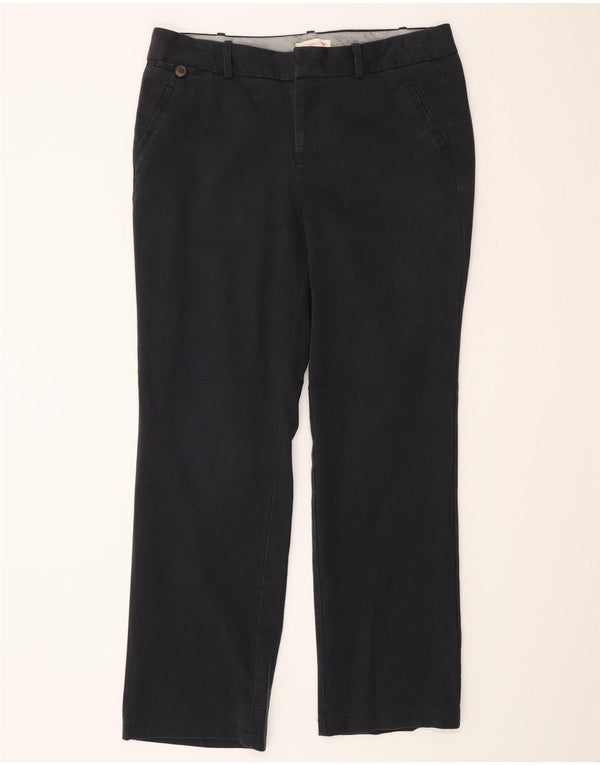 Pantaloni chino dritti da donna Dockers US 10 Large W32 L30 cotone nero