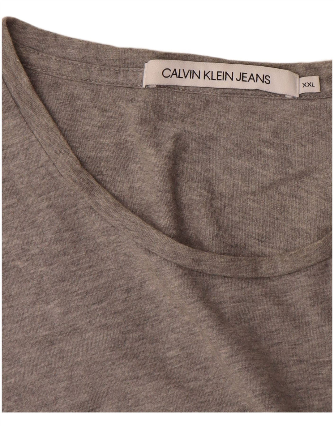 Maglietta grafica da uomo Calvin Klein Jeans Top 2XL Grigia