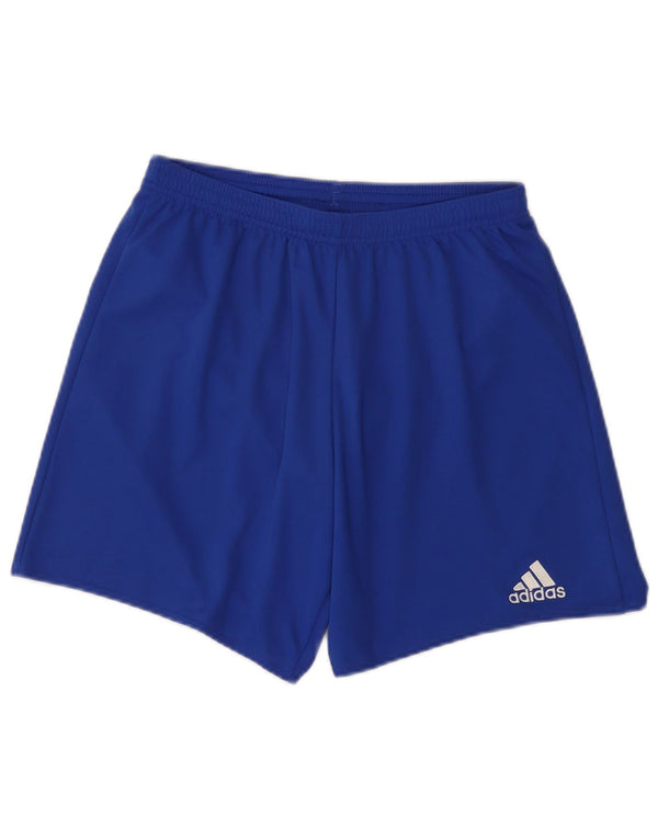 Pantaloncini sportivi Adidas Aeroready da uomo in poliestere blu medio