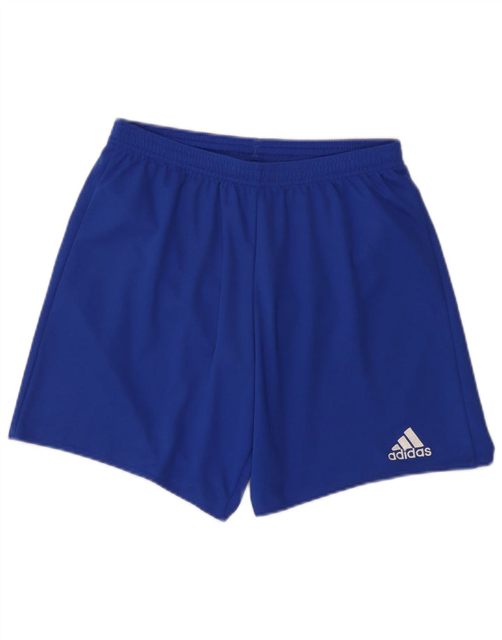 Pantaloncini sportivi Adidas Aeroready da uomo in poliestere blu medio