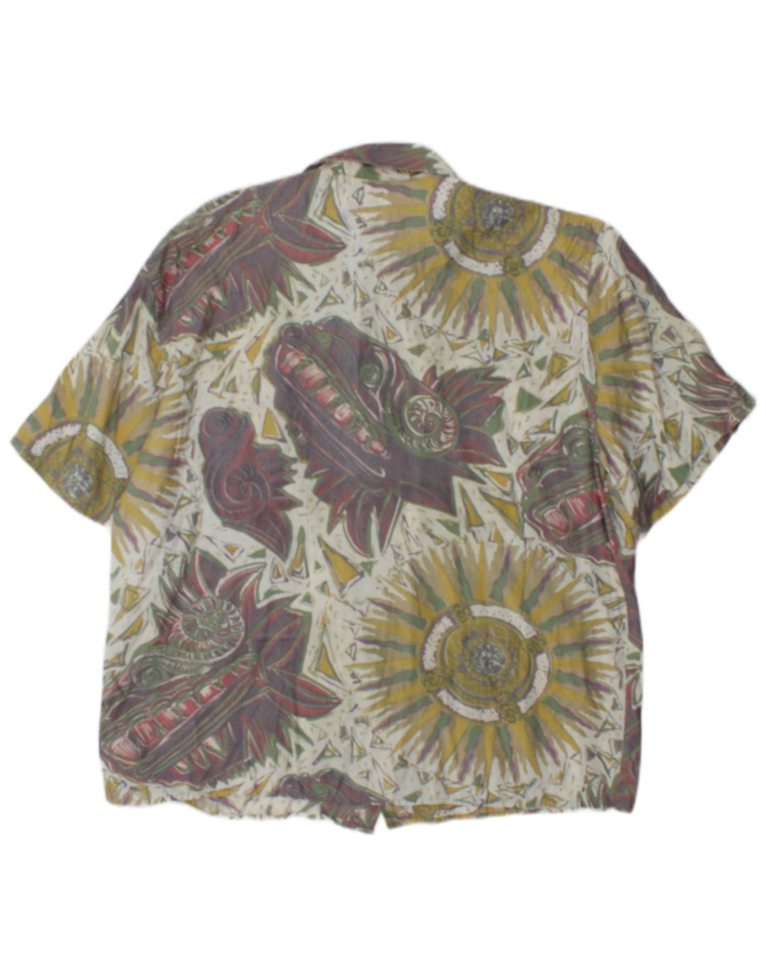 Camicia da uomo con motivo astratto Piazza Duomo taglia 42 grande multicolore