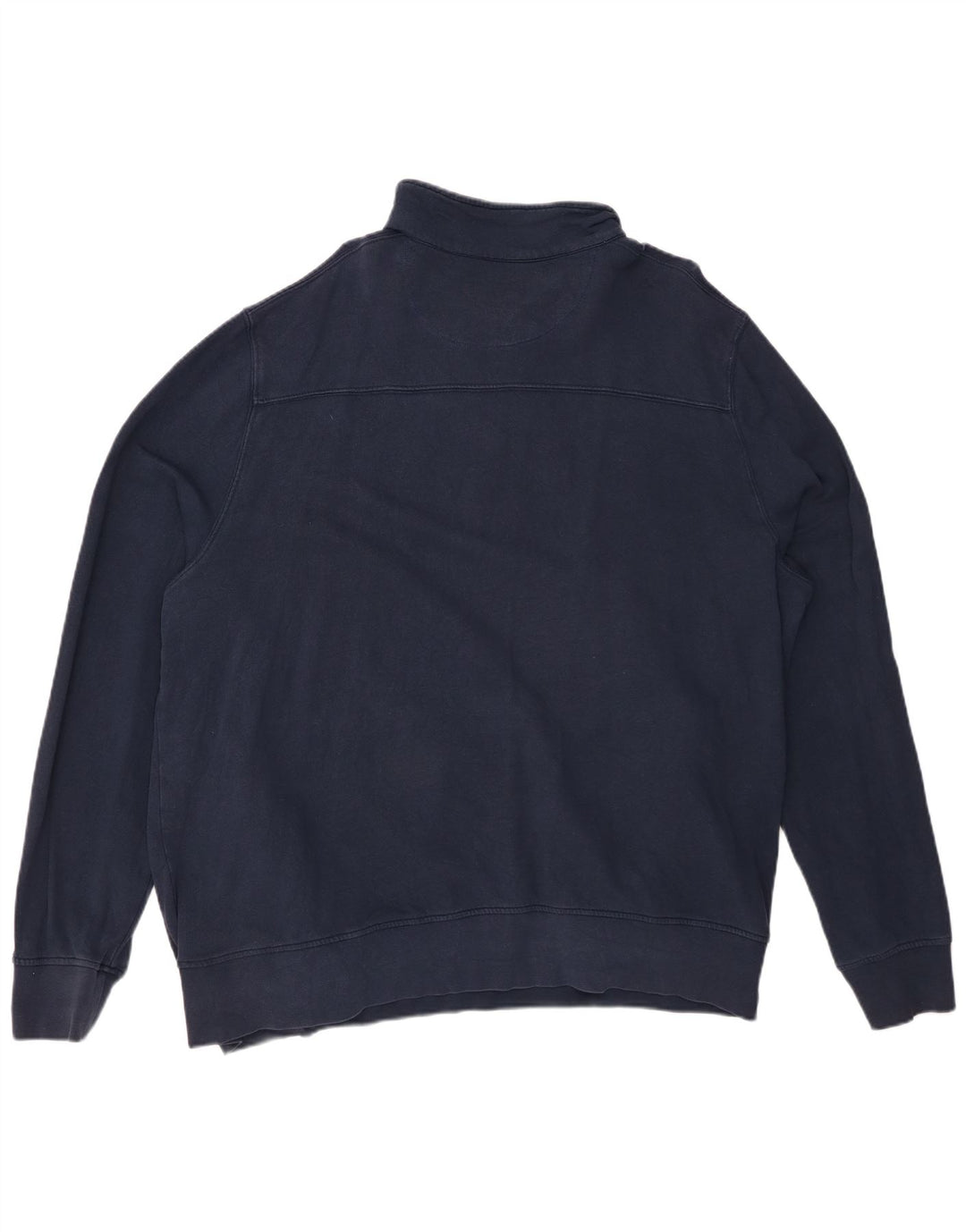 WHITE STUFF Felpa da uomo con collo alto Maglione 2XL Cotone blu navy