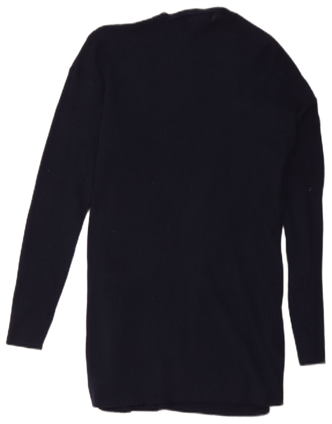 Maglione cardigan lungo da donna Marks & Spencer UK 14 Medio Blu Navy Cla