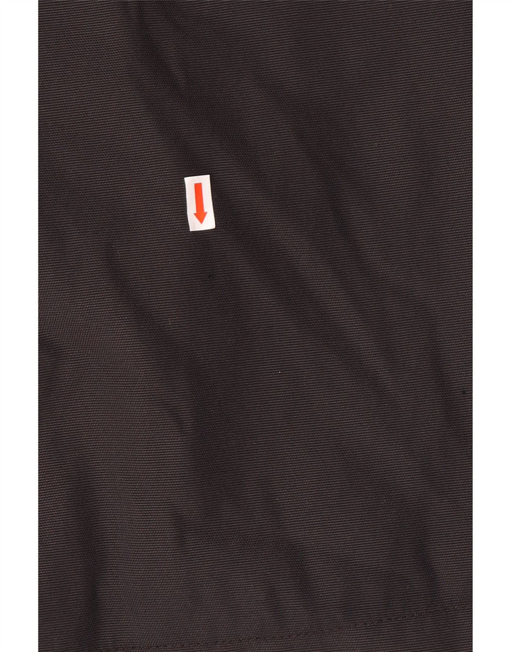 BURBERRY Cappotto da uomo UK 40 Large Nero in poliammide Classico