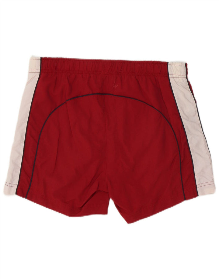 Pantaloncini da bagno da uomo Champion, poliestere color block medio bordeaux