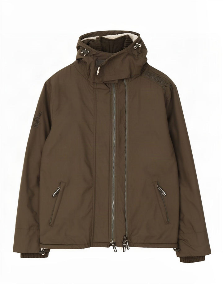 Giacca a vento con cappuccio da uomo Superdry Windcheater UK 40 Large Khaki