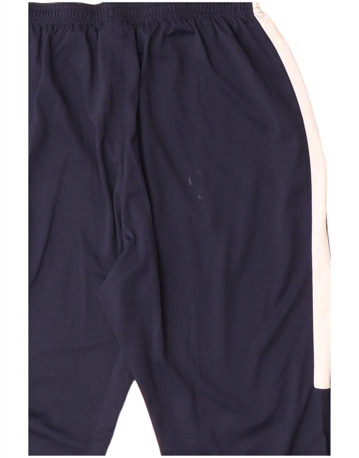 Pantaloni da tuta Nike Dri Fit da uomo XL in poliestere color block blu navy