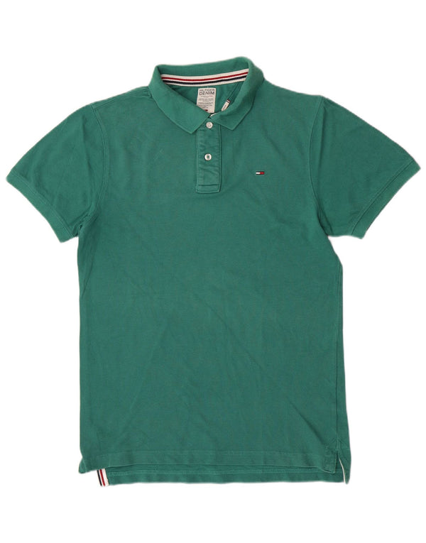 Polo da uomo Tommy Hilfiger verde medio