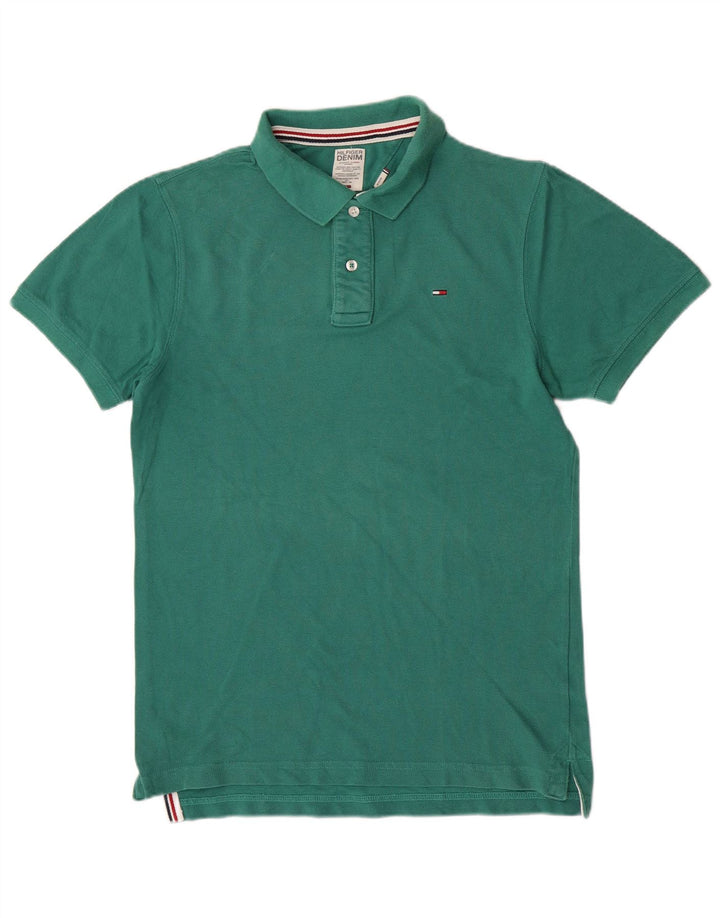 Polo da uomo Tommy Hilfiger verde medio