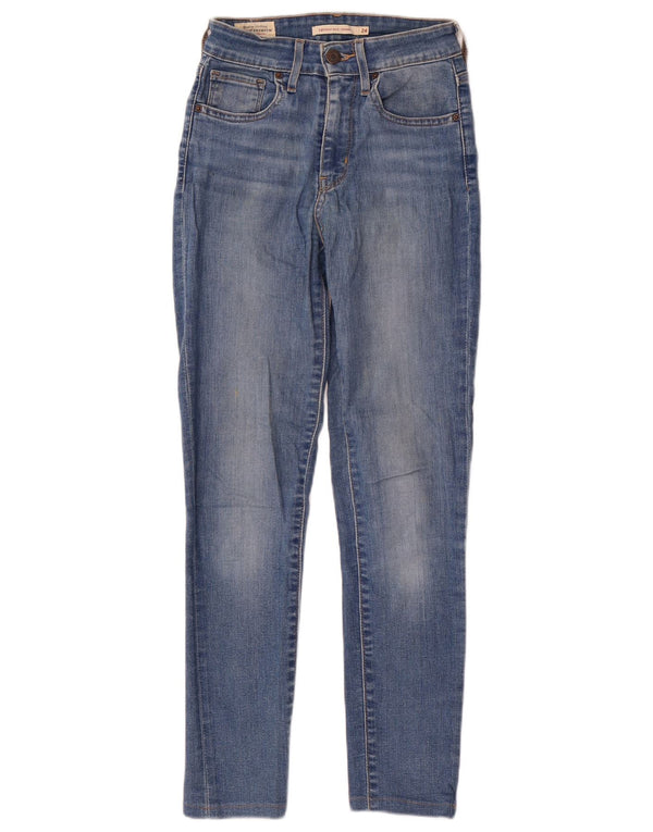 Jeans skinny a vita alta Levi's 721 da donna W24 L27 cotone blu