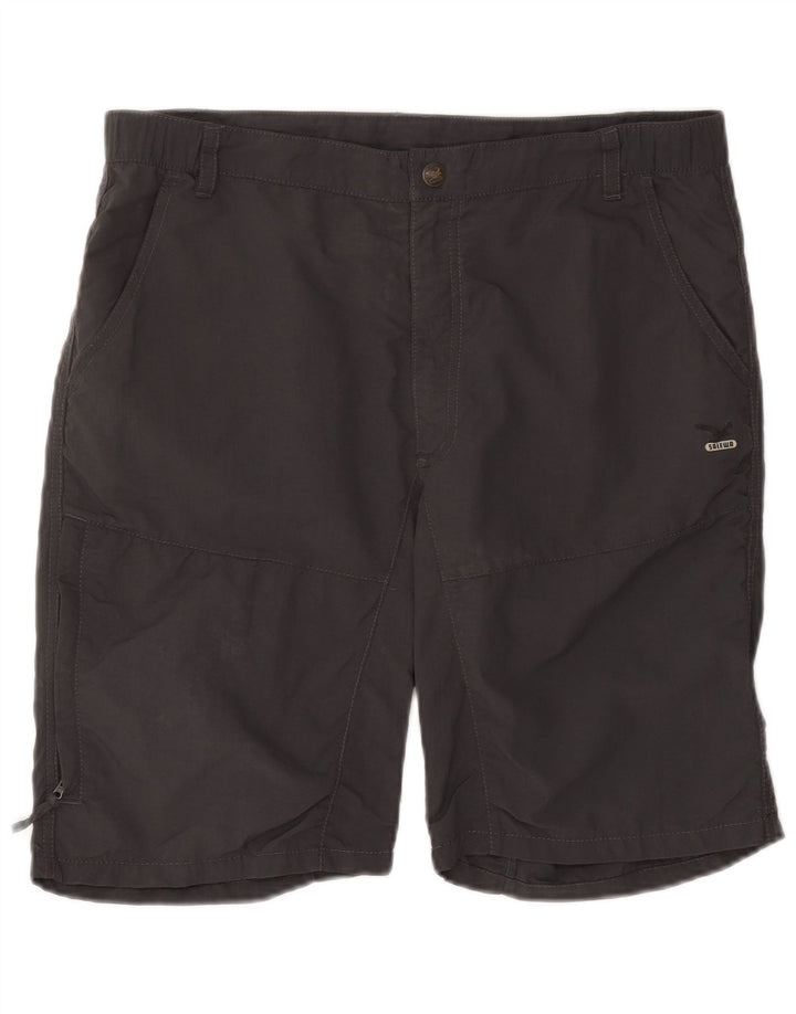 Pantaloncini cargo da uomo SALEWA IT 52 XL W38 Poliammide grigio