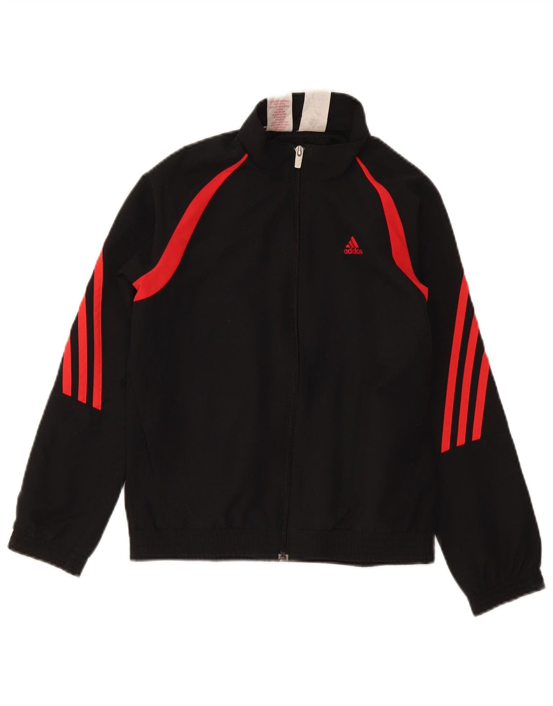 Giacca da ginnastica grafica da ragazzo Adidas 9-10 anni Colorblock nera