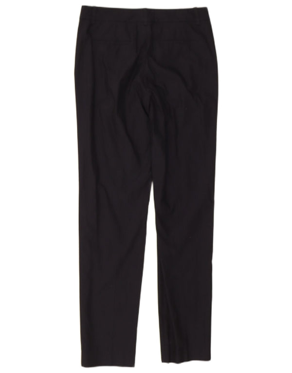 Pantaloni da abito da donna Massimo Dutti EU 36 XS W26 L29 Gessato blu navy